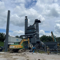 Nouveau prix d'usine de mélange d'asphalte fixe 120ton/hr
