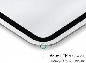 لافتات اتجاه الطرق القياسية - دوران مستقيم/يمين/يسار فقط، لافتات مرورية من الألومنيوم للطرق السريعة، لافتات مرورية عاكسة - Product Image 3