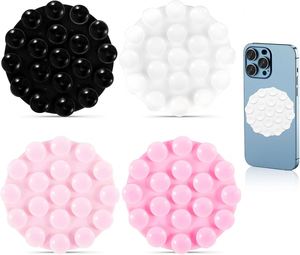 Hot Selling Round <b>Suction</b> Cups, 19pcs Silicone Double-Sided Adhesive <b>Pads</b>, Phone Stand Holder Fixer, Universal Mobile Mount - Product Image 1