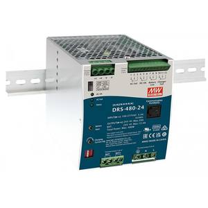 Cargador de Baterías Industrial Mean Well DRS-480-24 de 480W y 24V con Comunicación Modbus - Product Image 1