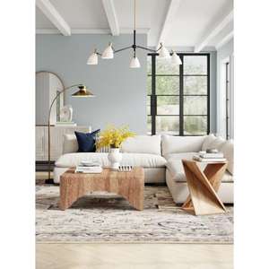 Rivera โต๊ะไม้สูงขนาด24นิ้วแบบแอบสแตรกเฟอร์นิเจอร์ห้องนั่งเล่นบ้านคอลเลกชันที่ดีที่สุดขายส่งราคาจำนวนมาก - Product Image 4