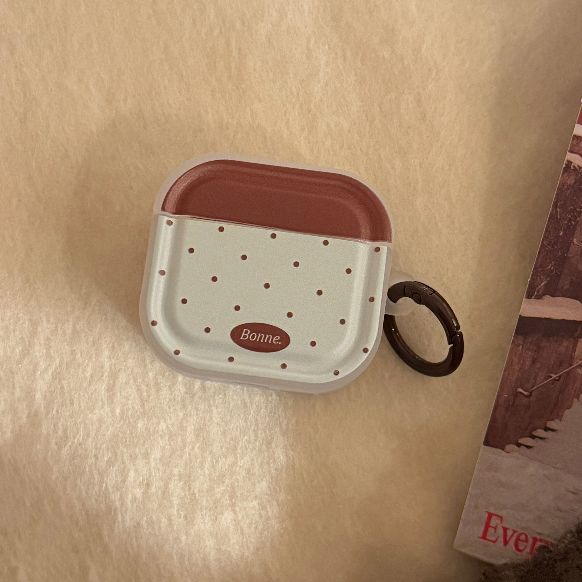 Blue-brown with brown speckles, coffee color