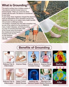 Bộ ga trải giường bằng vải cotton hữu cơ 90% và sợi bạc 10%, kiểu kẻ ca rô, giúp tiếp đất, cho giấc ngủ ngon tại nhà - Product Image 6