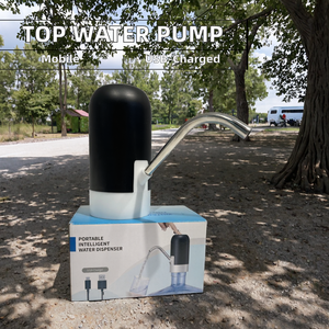 เครื่องจ่ายน้ำแบบพกพา1แกลลอน3อันปั๊มไฟฟ้าอัตโนมัติแบบไม่ต้องสัมผัส USB แบบชาร์จไฟได้สำหรับบรรจุขวด - Product Image 2