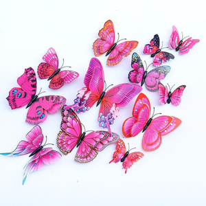 Decalcomanie <span class=keywords><strong>murali</strong></span> colorate a farfalla 3d <span class=keywords><strong>adesivi</strong></span> per bambini e bambine cameretta soggiorno decorazioni <span class=keywords><strong>murali</strong></span> rimovibili - Product Image 3
