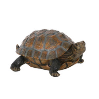 Sculpture réaliste de tortue en résine - Décoration pour bassin de jardin et objet de collection pour reptiles - Fabrication artisanale, OEM, vente en gros, directement de l'usine