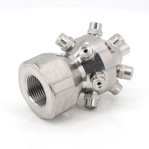 זרבובית ניקוי רב-ראשית 360 מעלות, הזרקה ישירה חרוטית, זרימה גדולה, ראש ספרינקלר קבוע רב-ראשי לכיבוי אש - Product Image 3