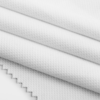 Tissu en Maille Sportive Tricotée 100 % Polyester en Gros, Tissu Oeil d'Oiseau pour Vêtements de Sport