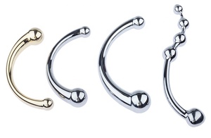 Consolador de metal con cuentas para hombre <span class=keywords><strong>y</strong></span> mujer, juguete sexual anal, punto <span class=keywords><strong>G</strong></span>, masajeador de próstata, vaginal - Product Image 4