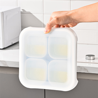 Boîte à bento en acier inoxydable 304 avec couvercle en silicone, compatible micro-ondes, ronde, carrée, triangulaire, pour adultes et enfants