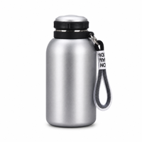 Nouvelle tasse isotherme portable pour usage extérieur, thermos en acier inoxydable 304, grande capacité, gourde de sport avec sangle