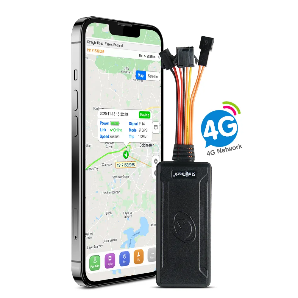 Kosten günstige kostenlose App 4G GPS Tracker Sino Track ST-906ML Cut Off/ Resume Engine Tracking-Gerät
