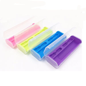 Estuche de cepillo de viaje de plástico ecológico moderno <span class=keywords><strong>soporte</strong></span> de cepillo de dientes sin polvo para el hogar y el baño logotipo personalizado para hoteles - Product Image 1