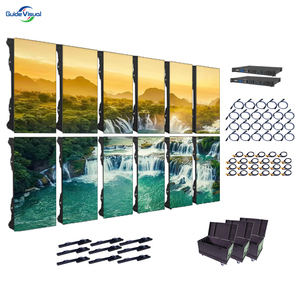 Pantalla de visualización LED de aluminio fundido a presión Alto brillo 7680Hz Alquiler al aire libre Pared de video LED P2.9 P3.91 P4.81 para escenario - Product Image 1