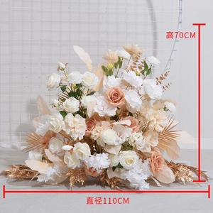 Fleurs de Gypsophile Naturelles Réalistes de Haute Qualité, Faite à la Main en Soie, Vente en Gros, Décoration de Table de Mariage, Blanc Or Rose - Product Image 6