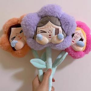 BoTu Kawaii Crrybaby Sad Club juguetes de flores de peluche ramo de muñecas rosas para decoración para sala de estar Navidad cumpleaños sorpresa chica regalo - Product Image 2
