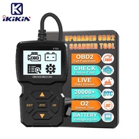 OBD2 Black V750 OBD II 12V Lector de código Herramienta de diagnóstico automotriz Análisis de motor de coche Energía eléctrica