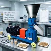 Granulateur d'aliments pour animaux à haute efficacité, machine électrique de traitement des aliments pour lapins, canards et bétail