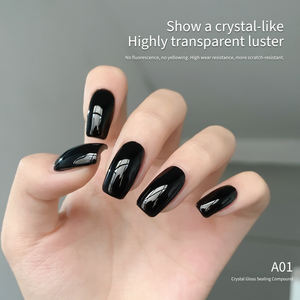 Nuevo Pegamento en Gel de Larga Duración <span class=keywords><strong>para</strong></span> Puntas de <span class=keywords><strong>Uñas</strong></span>, Gel Difuminador, Capa Base y Capa Superior sin Limpieza con Logotipo - Product Image 5