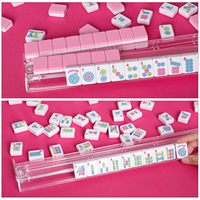 Tuiles de Mahjong de qualité supérieure, design excellent, résistantes aux rayures, glisse en douceur, finition impeccable