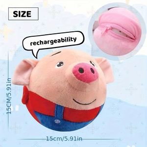 Jouet en peluche pour animaux de compagnie, jouet à mâcher interactif, balle qui couine, jouet pour chien et chat pour jouer à l'intérieur et à l'extérieur - Product Image 6