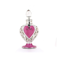 Flacons en verre de 3 ml, 6 ml, 10 ml, 15 ml, 25 ml, 30 ml pour huiles essentielles, style arabe de luxe du Moyen-Orient, Dubaï, avec applicateur bâtonnet