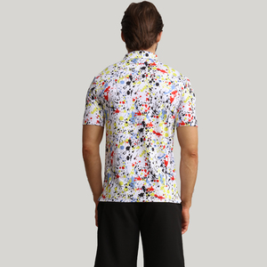 Nuevo Diseño al por Mayor, Camisetas Polo Personalizadas con Logotipo, Camisetas Polo Amarillas de Manga Corta para Hombre, Ajustadas, de Secado Rápido, para Golf - Product Image 2