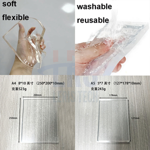Plaques de <span class=keywords><strong>gel</strong></span> réutilisables de taille A4/5 pour l'impression, idéales pour les transferts Laserjet, la fabrication de cartes, le <span class=keywords><strong>scrapbooking</strong></span> et la monoimpression artisanale 10MM - Product Image 4