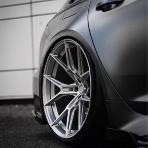 Cerchi Forgiati Concavi Profondi Argento Spazzolato 17 18 19 20 21 22 <span class=keywords><strong>23</strong></span> 5x114.3/5x120/5x112/5x108 per Audi A4 S4 RS5 RS7 B9 B8 - Product Image 1
