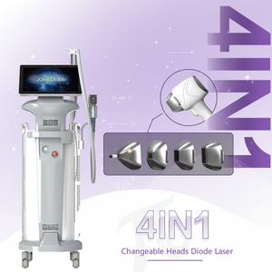 جهاز إزالة الشعر بالليزر بتقنية FAC للتوحد الطاقي معتمد من CE و MDR بأربعة أطوال موجية 755 نانومتر و808 نانومتر و940 نانومتر و1064 نانومتر مع ضمان لمدة عامين - Product Image 1