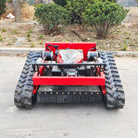Mesin Pemotong Rumput Robot Mini Bermerek Global Termurah dengan Roda Karet untuk Taman