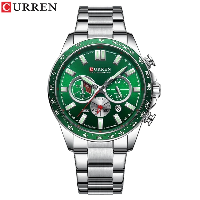 CURREN 8418 Reloj de Lujo para Hombre de Primera Marca a la Moda