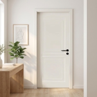 Puerta de Madera Personalizada, Insonorizada, Resistente a la Humedad, Libre de Formaldehído, Ignífuga, Puerta Compuesta de Madera Sólida Lacada Simple