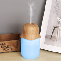 Humidificateur ultrasonique électrique USB en forme d'animal mignon, capacité 230 ml, 7 lumières LED changeantes, diffuseur d'huiles essentielles pour la maison