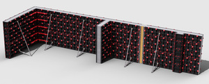 Recycled <b>ABS</b> Modular Plastic Formwork - Adjustable Reusable Concrete Formwork Panels for Roof and Square Column Construction - Product Image 3
