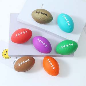 Custom Logo Printed Pu <b>Foam</b> <b>Rugby</b> <b>Ball</b> Anti Stress American Football Promotional Gifts for Kids - Product Image 3