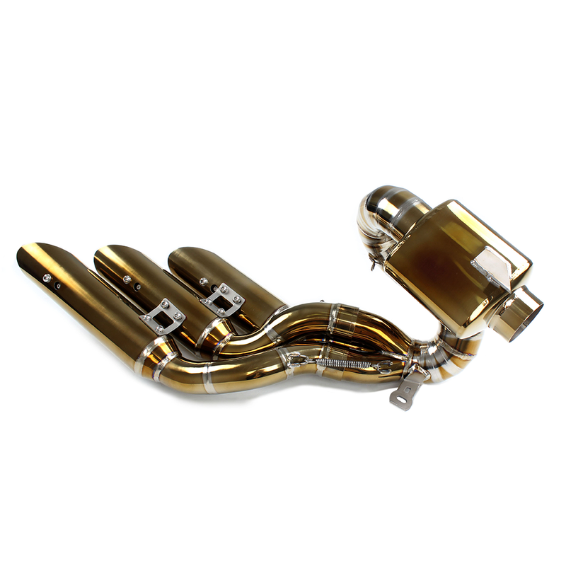 Motorcycle Muffler Exhaust Full System New