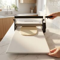 Laminoir à pâte manuel, utilisation facile, rouleau réglable pour pâte feuilletée et biscuits