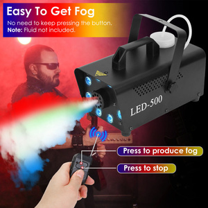 Máquina de Humo Led-500 de 500W y 2000CFM con 8 Luces LED, Efecto de Iluminación para Escenarios, Fiestas y Eventos - Product Image 6