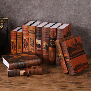 Libros Decorativos de Estilo Retro Europeo, Adornos para Estanterías, Decoración para Escritorios de Oficina, Accesorios Decorativos de Estilo Místico - Product Image 2