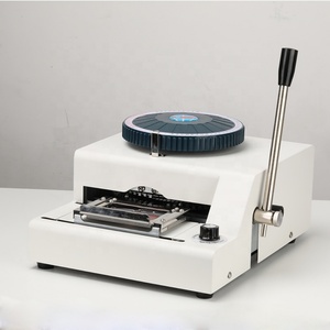 Machine à embosser manuelle pour étiquettes, machine à embosser les cartes PVC, machine à embosser 68 caractères - Product Image 1