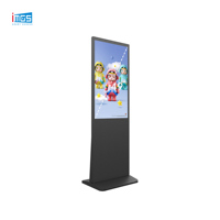 Écran d'affichage numérique LCD sur pied de 43/65 pouces avec système Android pour les publicités dans les magasins de détail et les halls de centres commerciaux