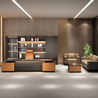 Meubles de bureau commerciaux de haute qualité, design moderne personnalisé, bureau de direction, bureau de PDG, bureau de chef, bureau de luxe, tables de direction