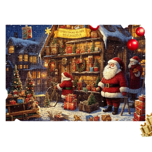 <span class=keywords><strong>Puzzle</strong></span> personnalisé conception de Noël cadeau de vacances <span class=keywords><strong>1</strong></span>,000 blocs boîte de <span class=keywords><strong>puzzle</strong></span> emballage adulte - Product Image 1