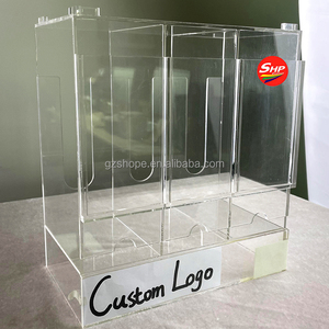 SHP vente en gros 3 slots <span class=keywords><strong>Pokemon</strong></span> série renforcer Pack acrylique distributeur résistant aux ultraviolets <span class=keywords><strong>Pokemon</strong></span> série carte Pack présentoir - Product Image 6