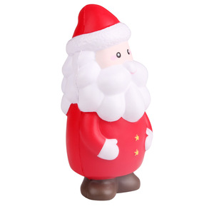 Pu Foam Santa Claus Fidget Toy 2 To 4 Years Unisex Slow <b>Rebound</b> Christmas Decor - Product Image 2