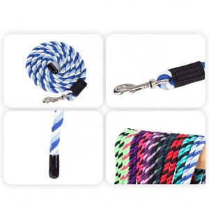 Corde de trelage pour chevaux en coton doux, fibre naturelle, robuste et résistante aux déchirures, pour l'entraînement, les soins en écurie et l'utilisation quotidienne à la ferme - Product Image 4