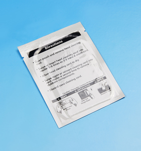 Carte de nettoyage en gros CR80 pour tous les lecteurs de cartes, imprimantes, distributeurs automatiques de billets, terminaux de point de vente, imprimantes de serrures de porte, kit de cartes de nettoyage Zebra Evolis - Product Image 1