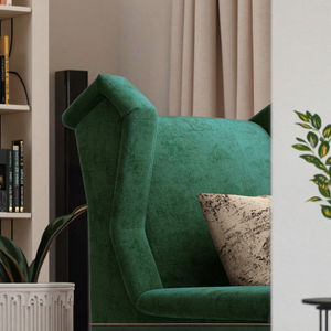 Luxueux <span class=keywords><strong>fauteuil</strong></span> <span class=keywords><strong>en</strong></span> velours canapé doux et confortable à double bras simple pour la relaxation du salon <span class=keywords><strong>en</strong></span> vente - Product Image 3