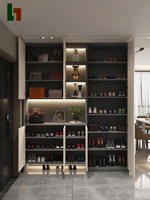 Armoire à chaussures en bois de haute qualité avec durabilité Mobilier bon marché et pratique pour les entrées d'appartement